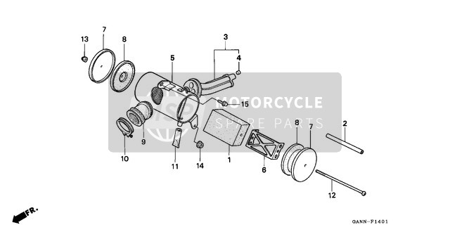 17255HB2003, Band, Air Cleaner Connecting Tube, Honda, 0